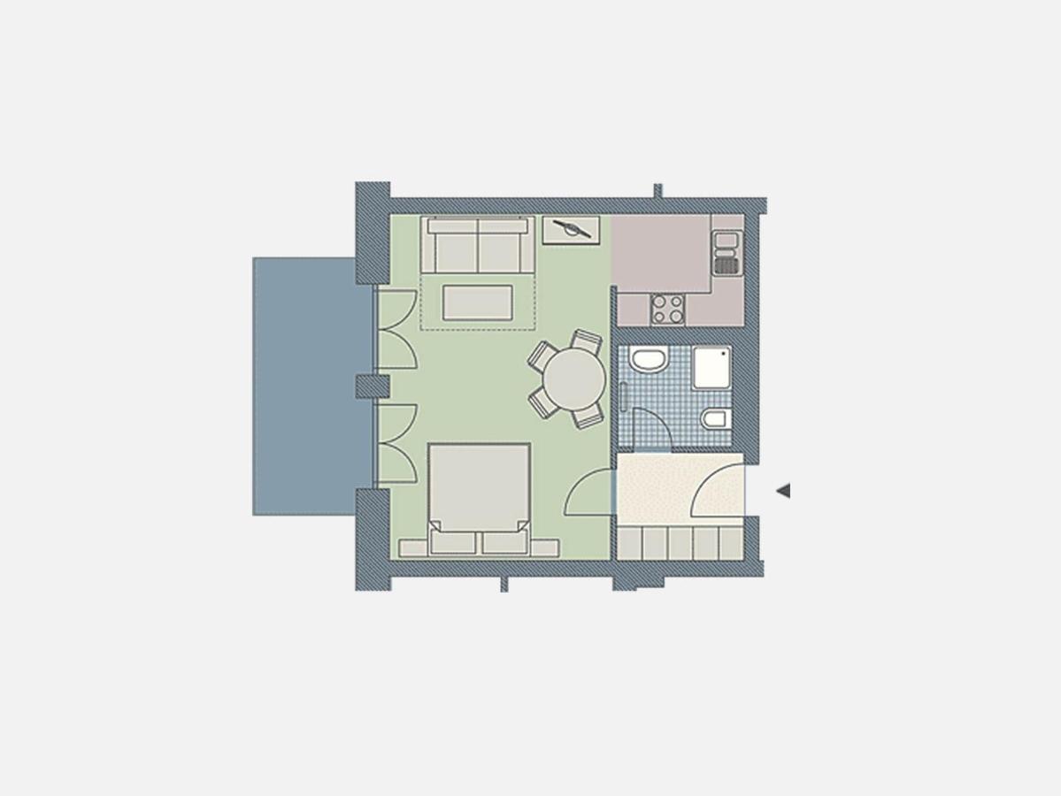 Kaiservillen Heringsdorf - 1-Raum-Ferienwohnung Mit Terrasse D103 Zewnętrze zdjęcie